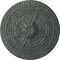 Ekena Millwork Naple Ceiling Medallion (Fits Canopies up to 3 3/8"), 37 1/2"OD x 3 3/8"P, Athenian Green Crackle CM37NAAGC - alternate 1